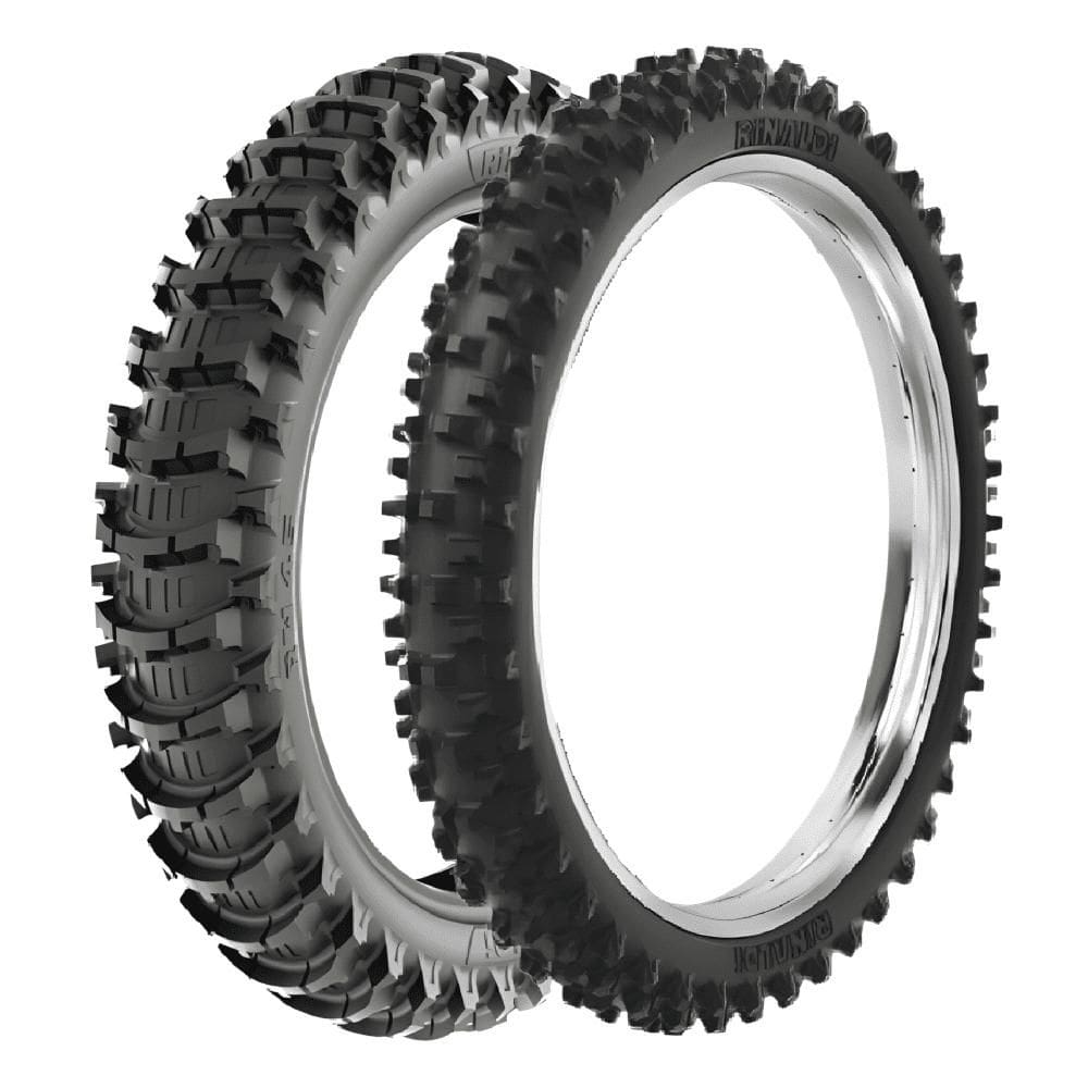 Par Pneu Cr 250r Yz 250f Rm 250 100/90-19 Rw45 + 90/90-21 Sr39 Rinaldi