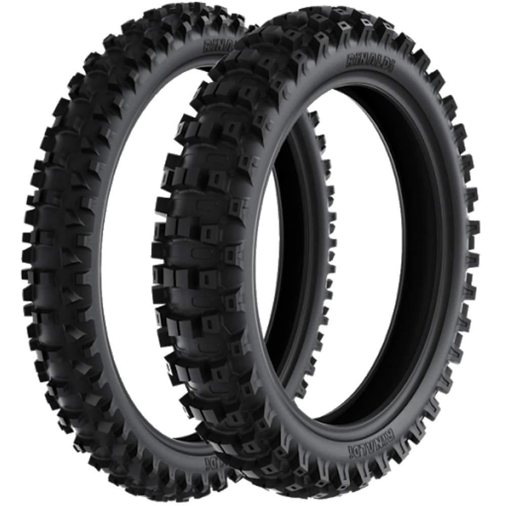 Par Pneu Yz 250F Cross Trilha 100/90-19 + 80/100-21 Rs47 Rinaldi