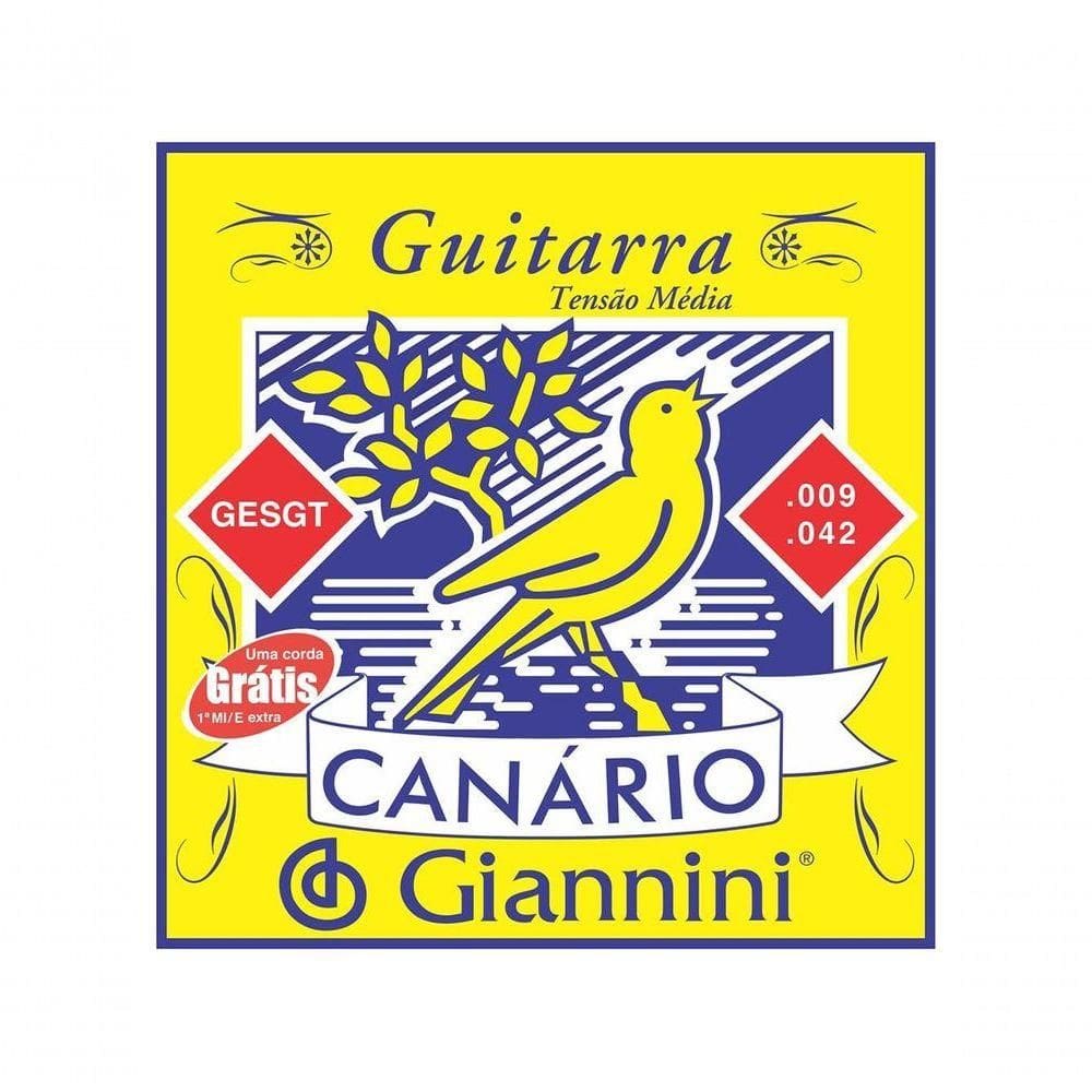 Corda Para Guitarra Giannini Gesgt 0.009 Super Leve