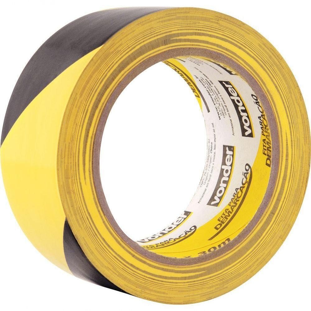 Fita Para Demarcação De Solo 48mmx30m Zebrada Vonder