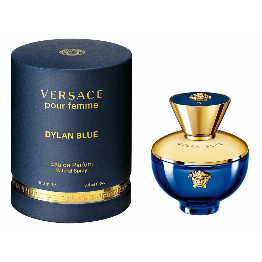 Testador de 100 ml de água de perfume Versace Pour Femme Dylan Blue