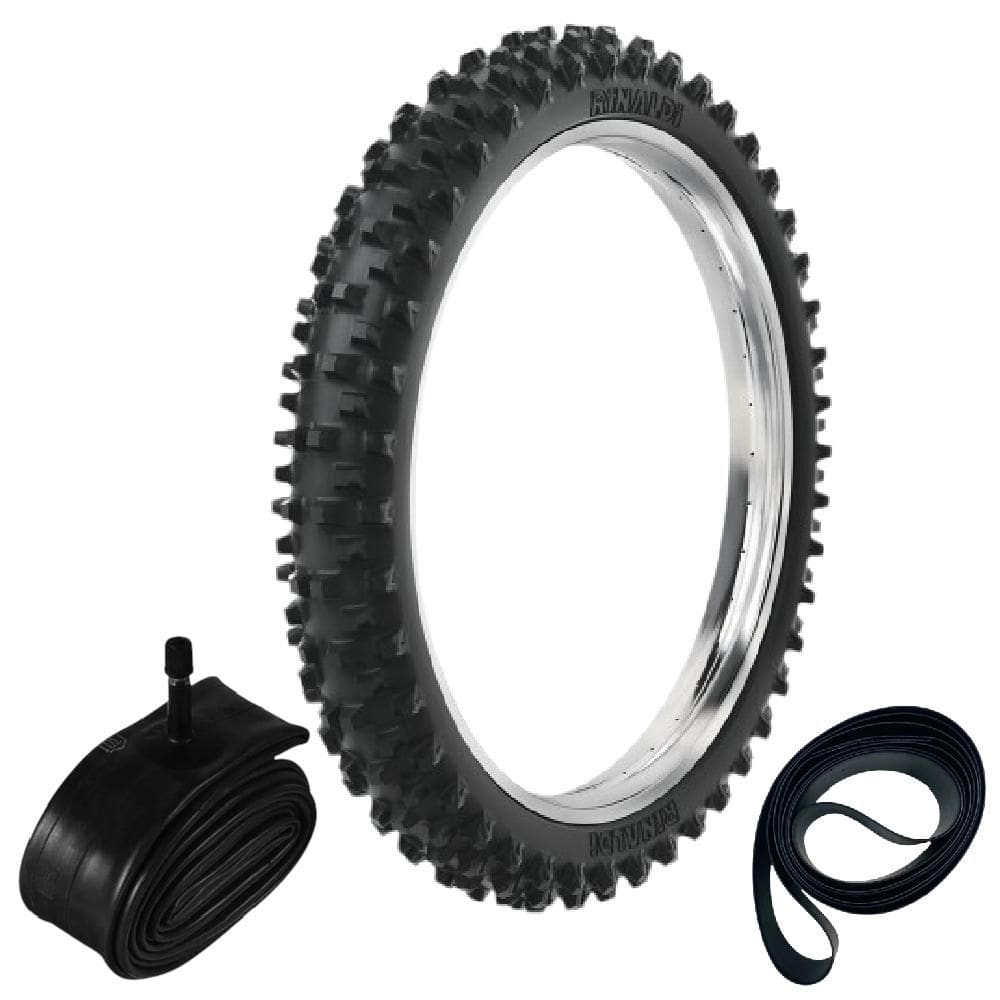 Kit Pneu Crf 230 Tornado Lander Tenere 90/90-21 Sr39 Rinaldi + Camara + Cinta