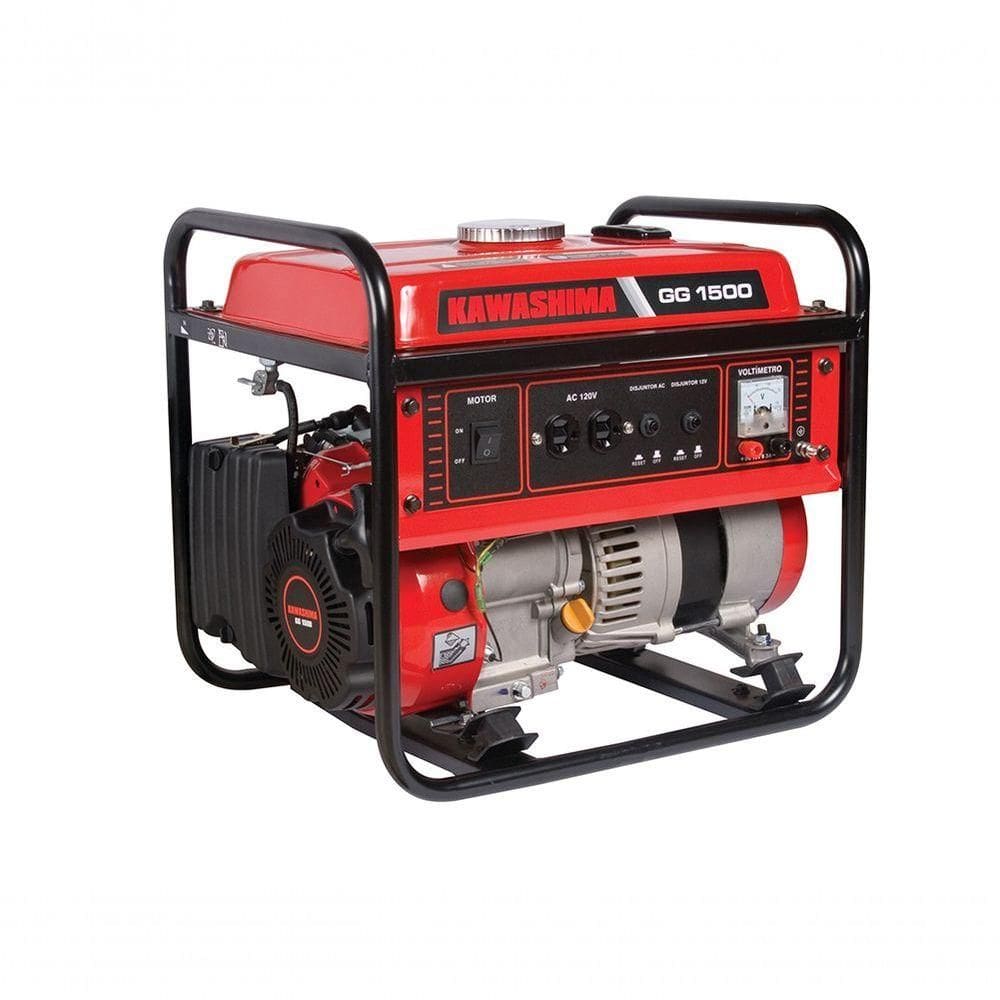 Gerador à Gasolina Kawashima Gg1500-120 1,2kw Mono 120V 60hz
