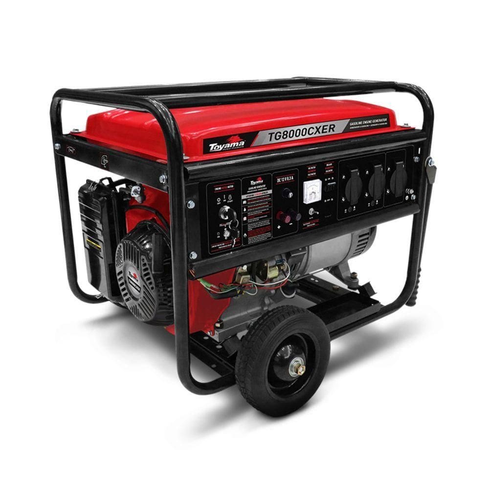 Gerador Gasolina Tg8000cxer Biv Tanque 25l Toyama