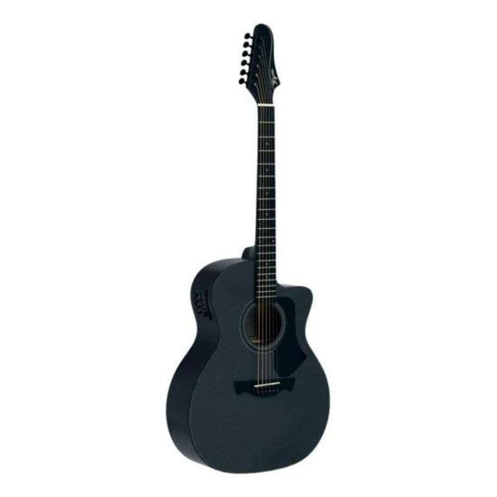 Violão Tagima Rio Negro Eletroacústico Aço Metallic Silver [f002]