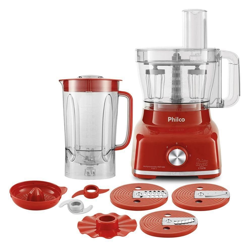 Multiprocessador Philco Multifunções 9 em 1 1400W PMP1600V 110V
