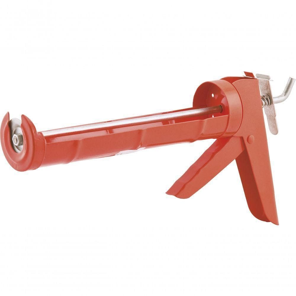 Aplicador Para Silicone Vermelho Metálico - Nove54