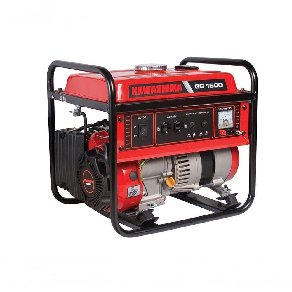 Gerador à Gasolina Kawashima Gg1500-220 1,2kw Mono 60Hz 220V