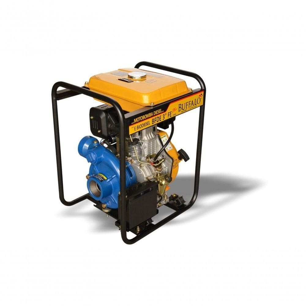 Motobomba Diesel Ferro Fundido 3x3`` 10cv P Elétrica Buffalo