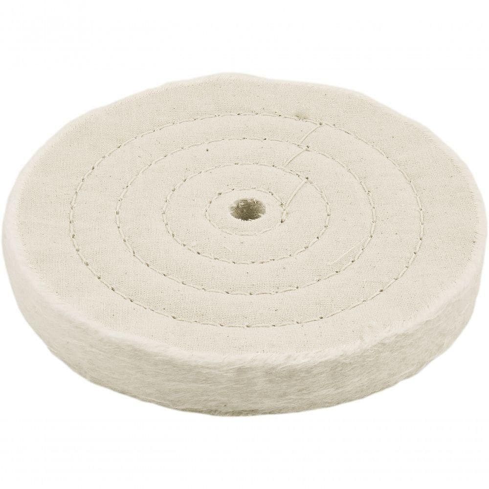 Roda De Pano 6x5-8 Furo 10mm Para Polimento Vonder