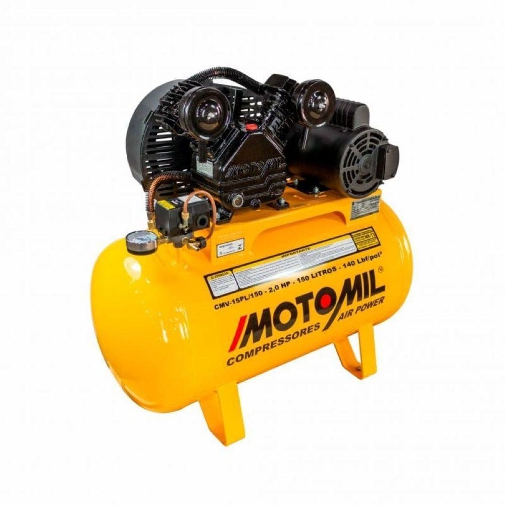 Compressor Air Power Mono 127- 150l Cmv-15pl-150 Motomil 220V