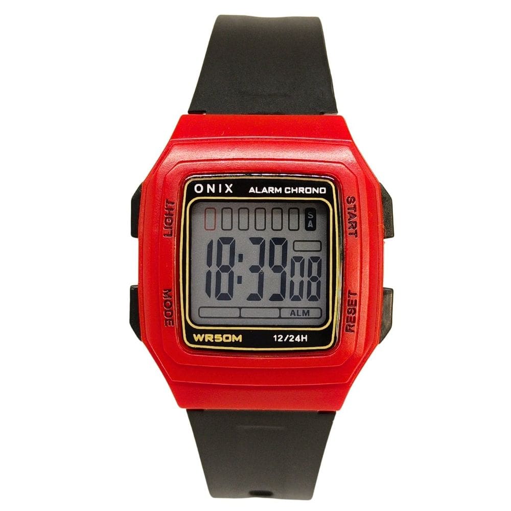 Relógio Menino Onix Digital IT-730(0122) Vermelho e Preto