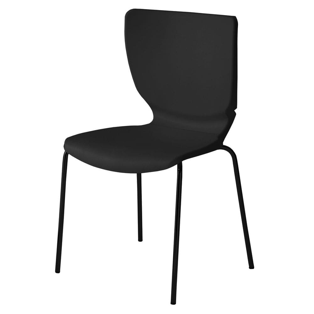 Cadeira Empilhável Mono Preto