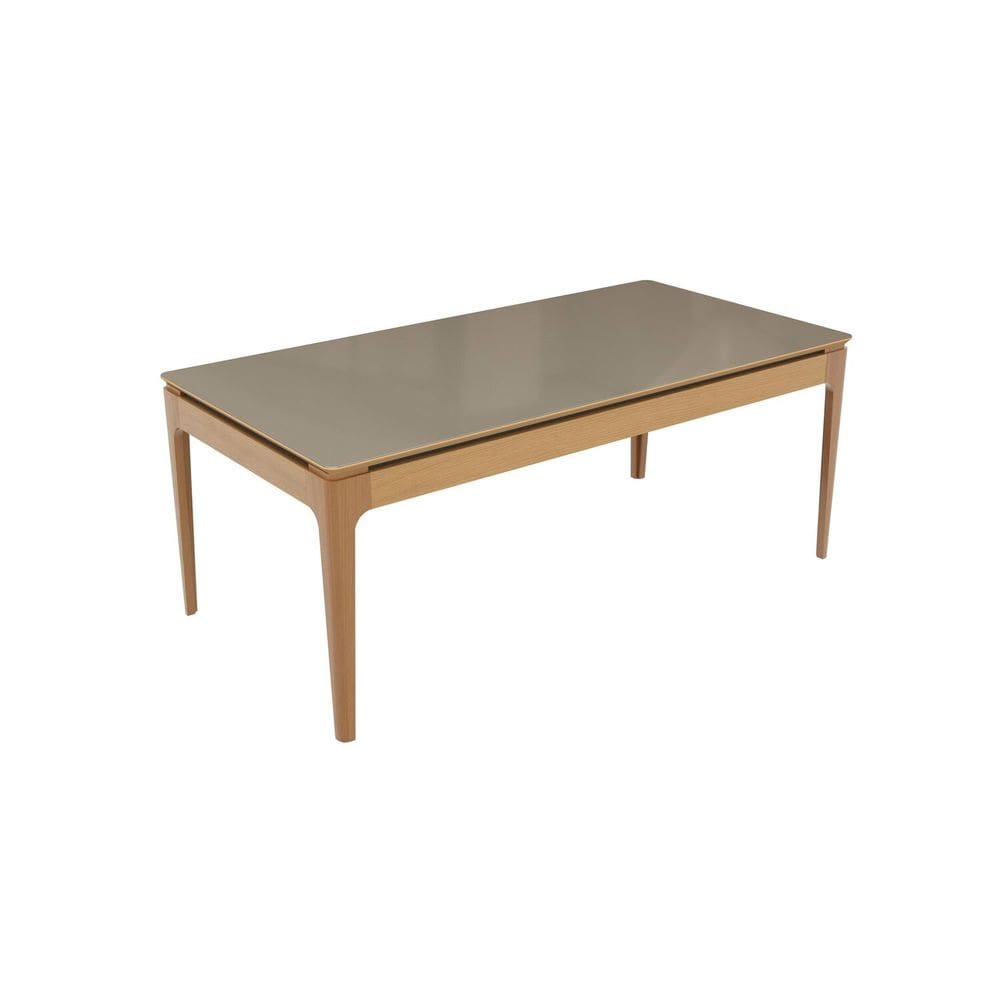 Mesa Mira para Sala de Jantar Premium Freijo/Bronze