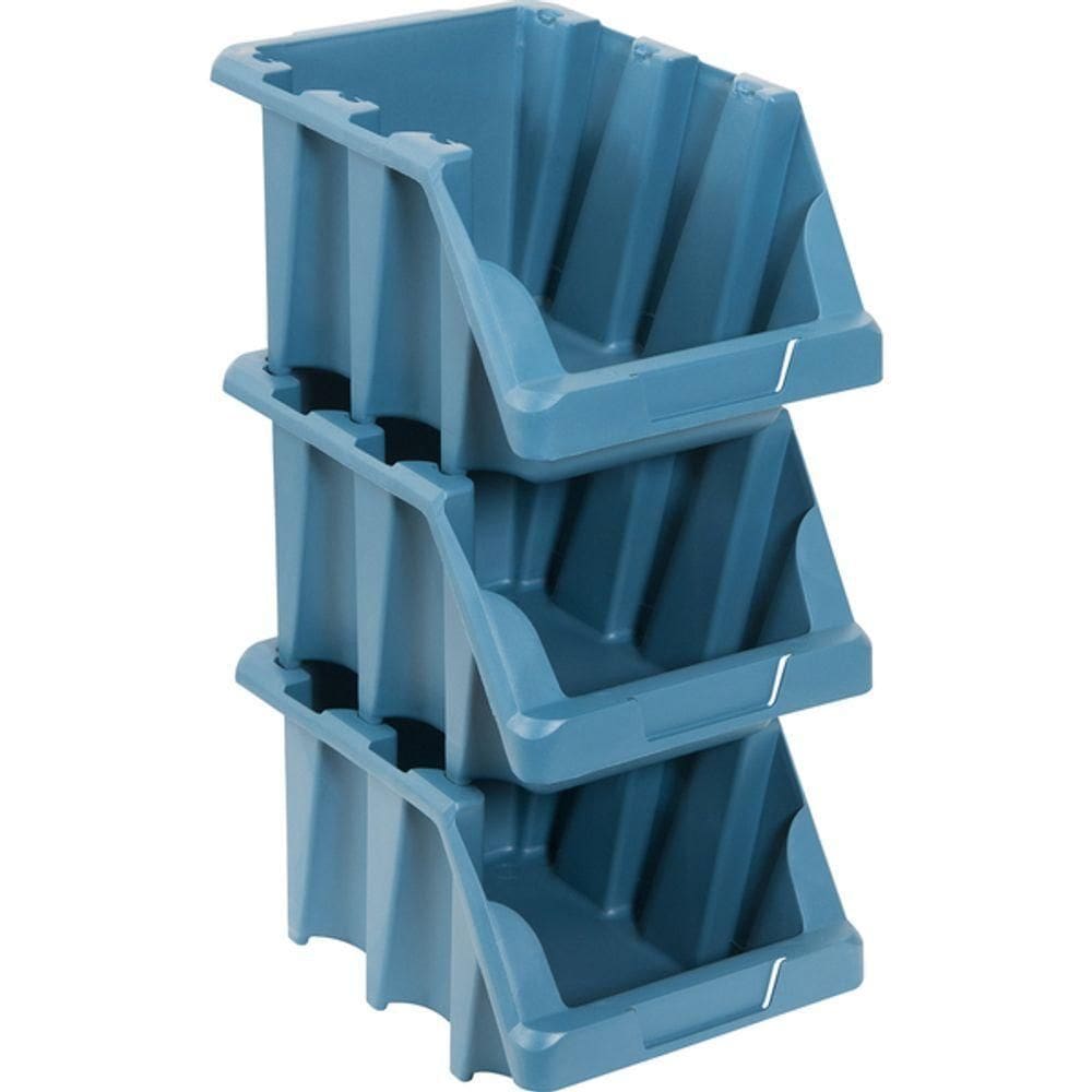 Gaveteiro Plástico Número 7 Azul Vonder