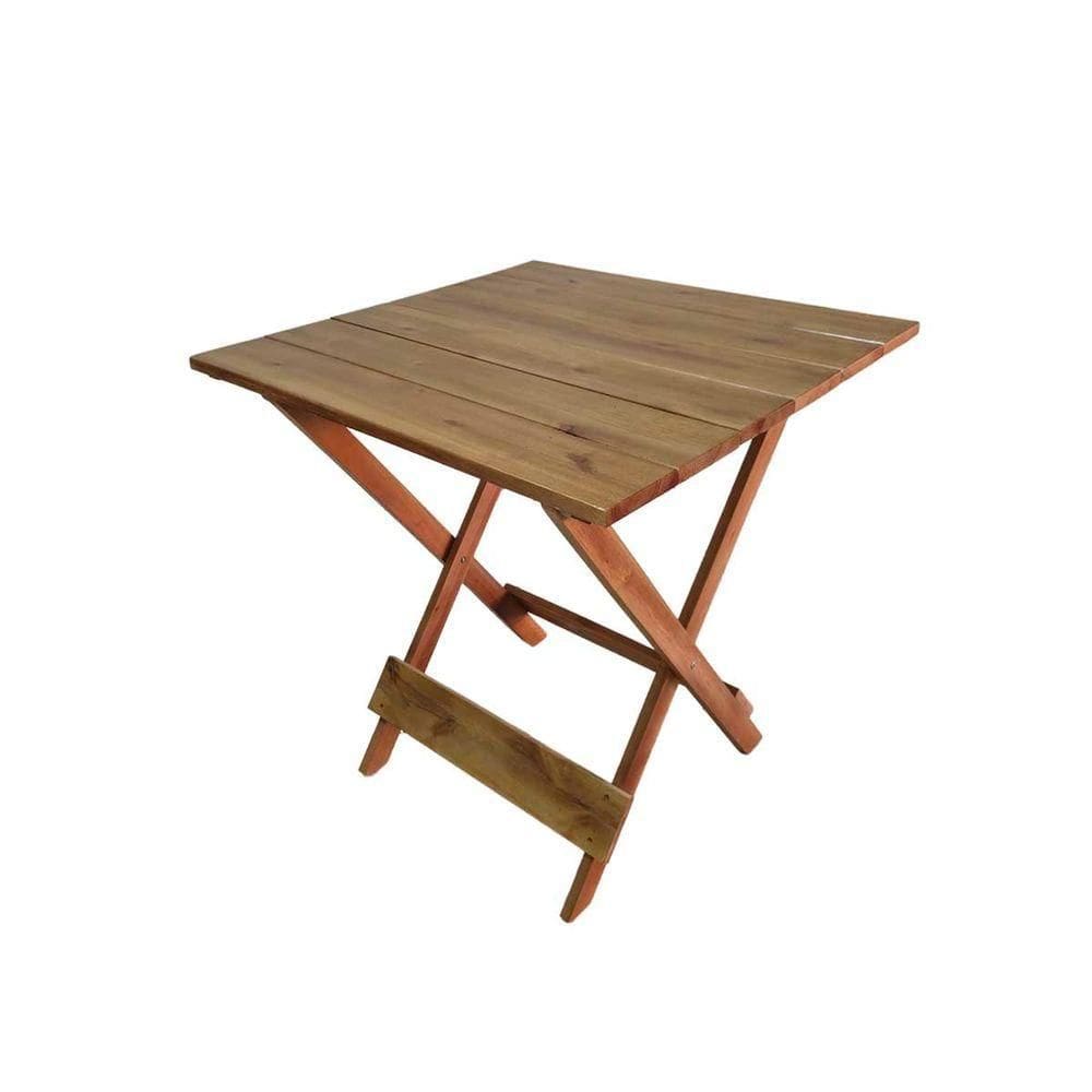 Mesa De Bar De Madeira Dobrável Ismalu Mel