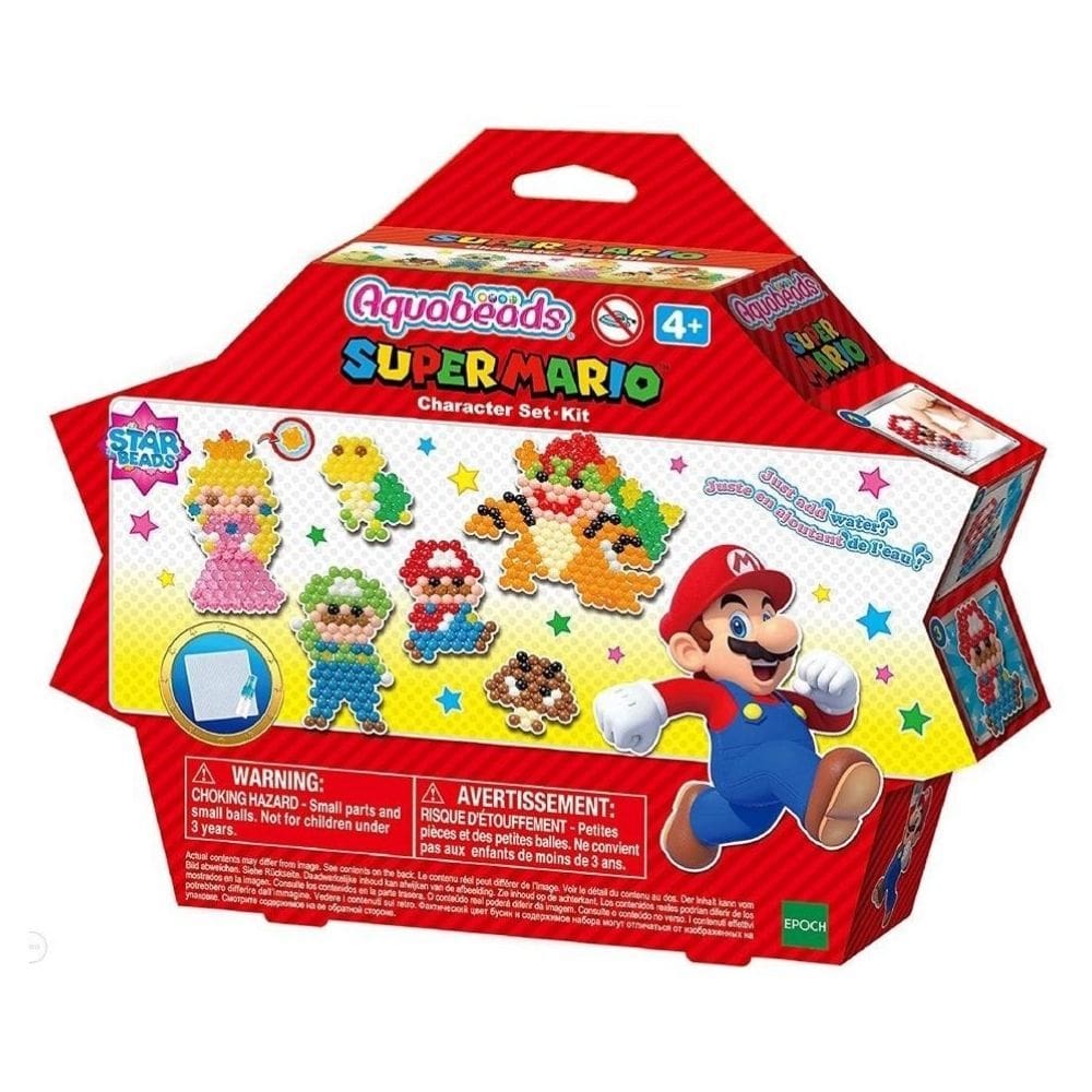 Conjunto Aquabeads Super Mario Character Set C/ Star Beads - Epoch Magia