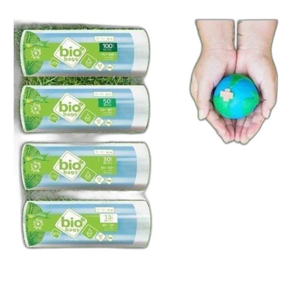 Saco De Lixo - Verde - 100L - 30Unid Biobags