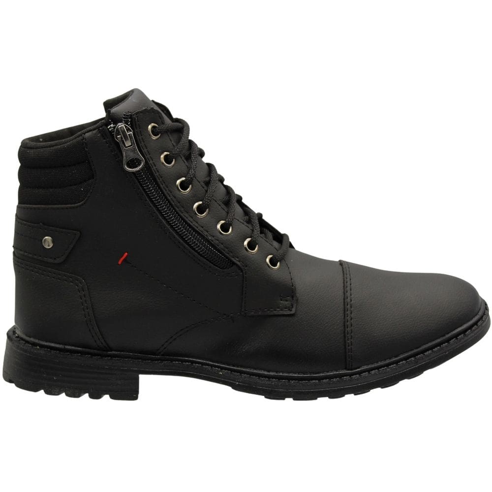 Bota Casual Code PDM Resistente Zíper Masculina