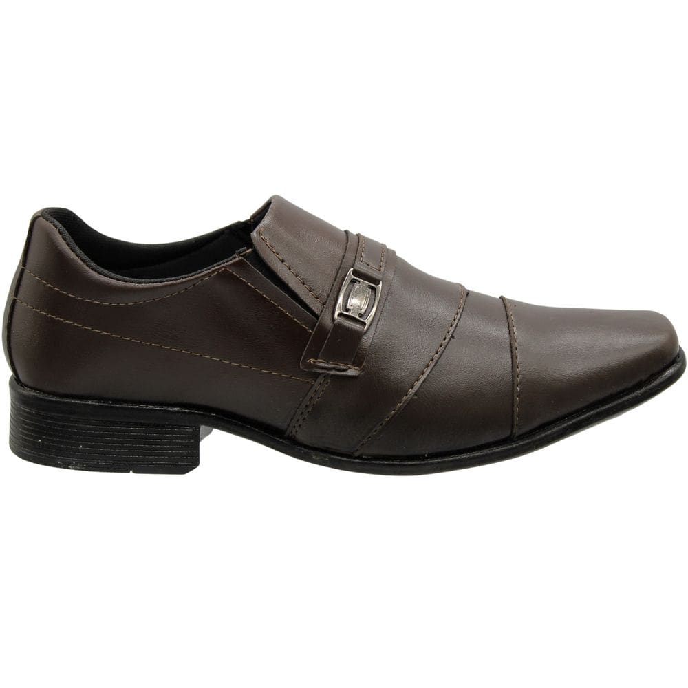 Sapato Social Socialle S/Cadarço Aplique Metal Masculino