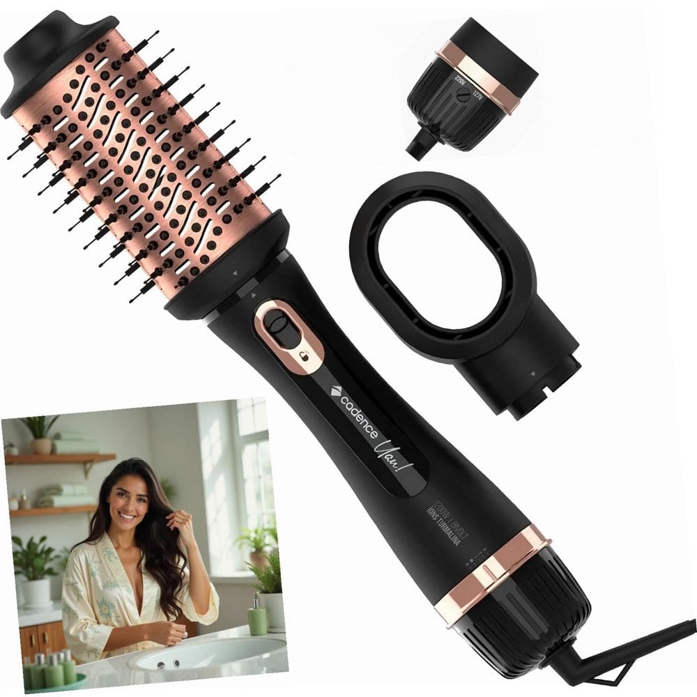 Escova Secadora Cadence Uau 4 em 1 Bivolt Ergonomica Cabo Giratório 1200W ESC800