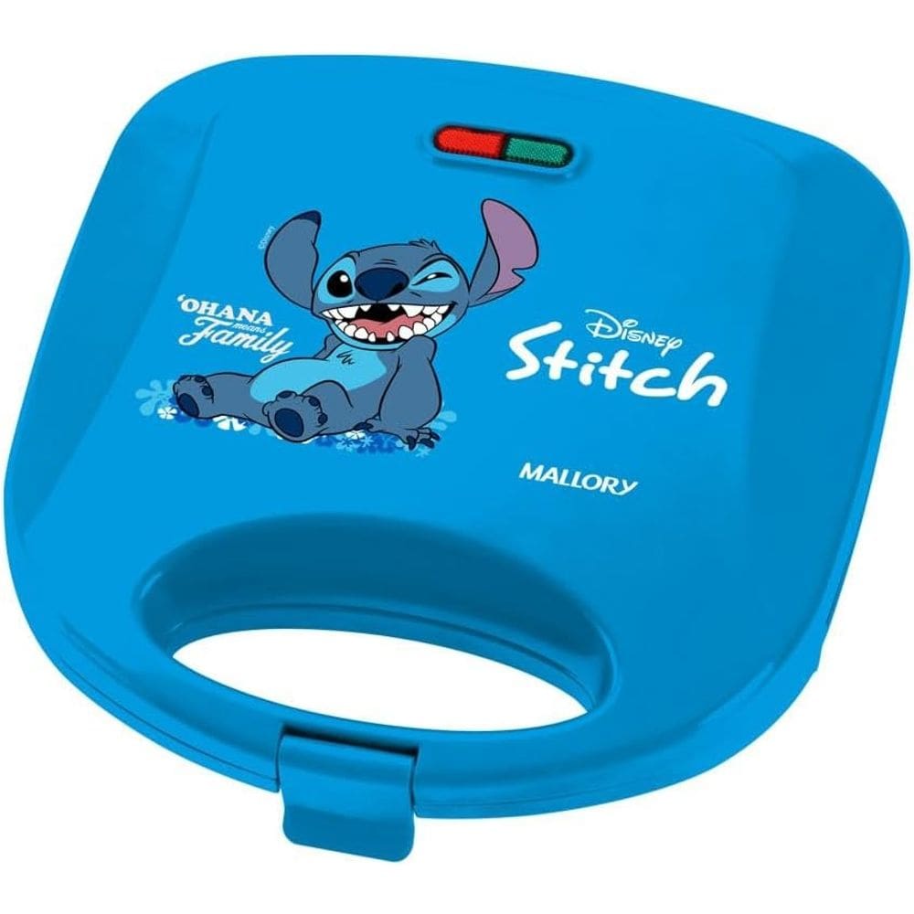 Sanduicheira Elétrica Stitch Azul 750W 110V