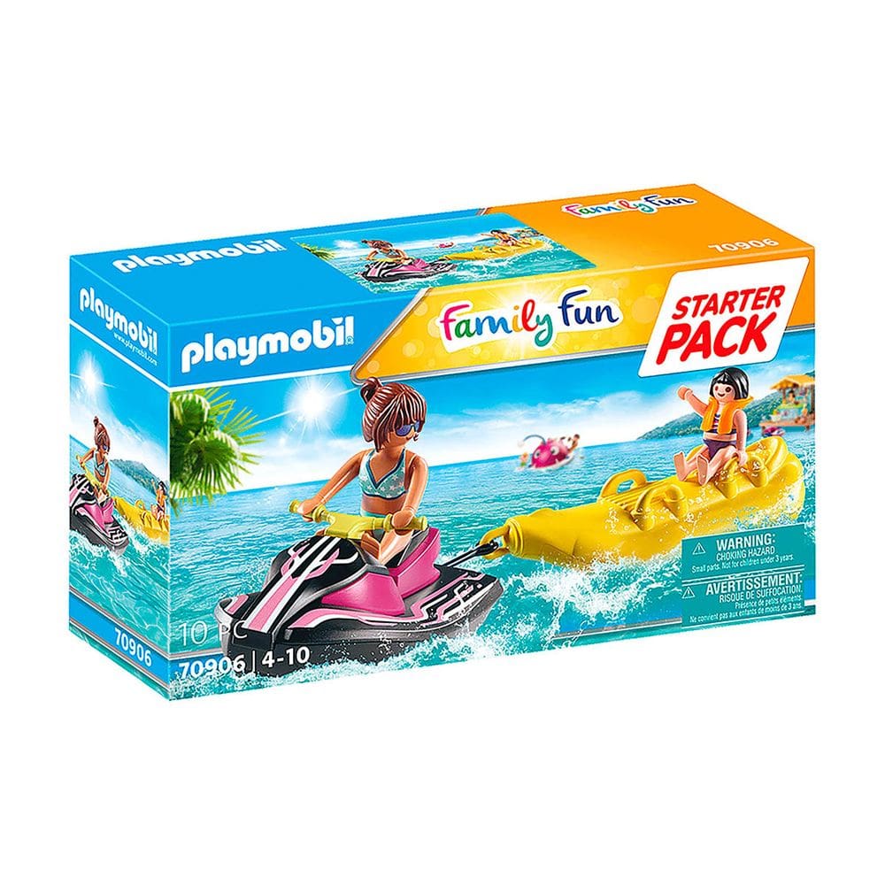 Playmobil - Jet Ski Com Banana Boat - Family Fun - 70906