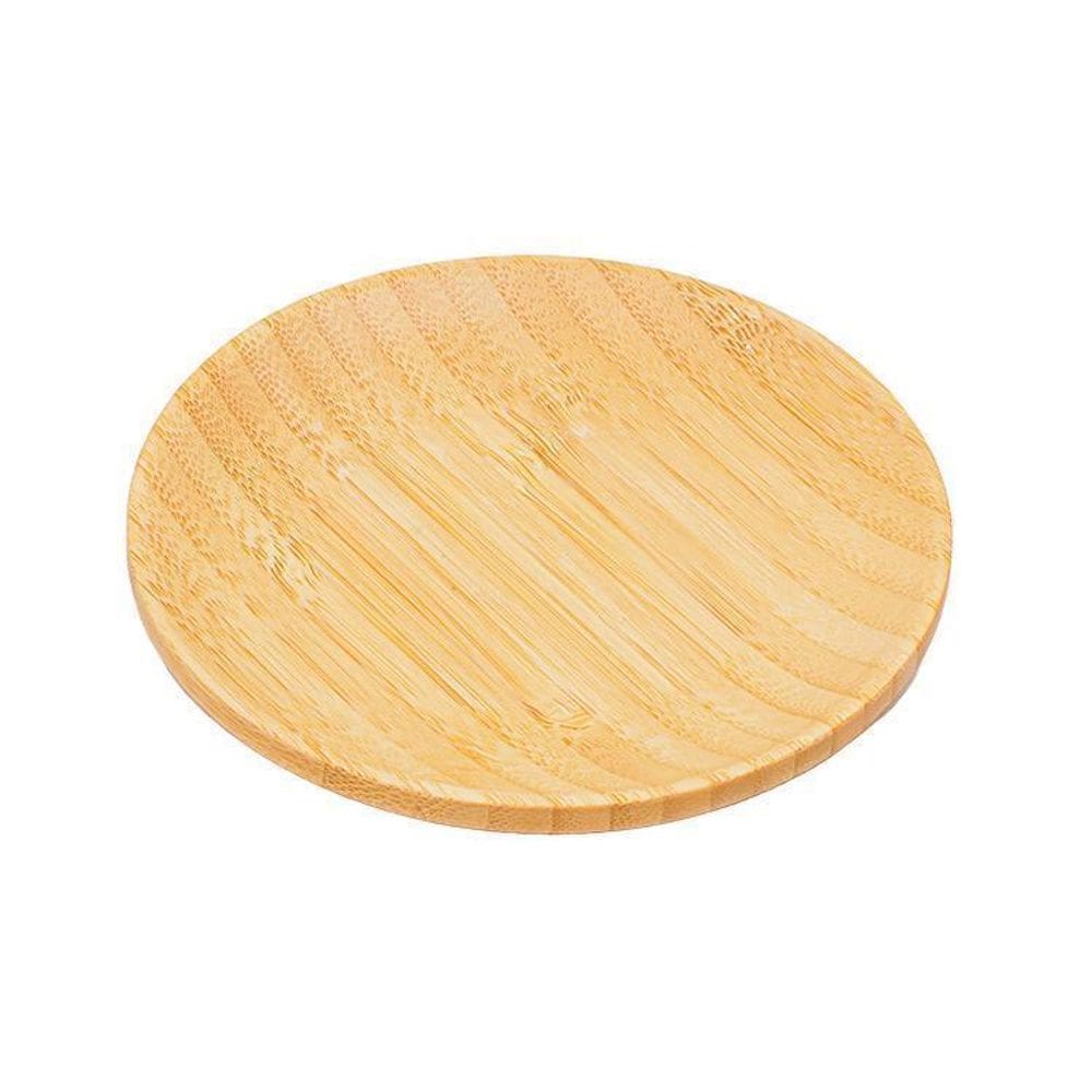 Prato Pires Redondo Em Bambu Ecokitchen 11 Cm