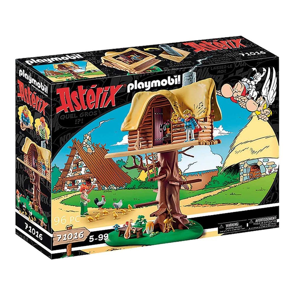 Playmobil - Cacofonix Com Casa Na Árvore - Asterix - 71016