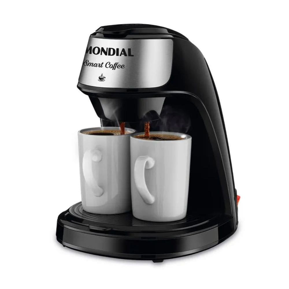 Cafeteira Elétrica Mondial Smart Coffe Preto/Inox 500W 220V - C-42-2X-BI