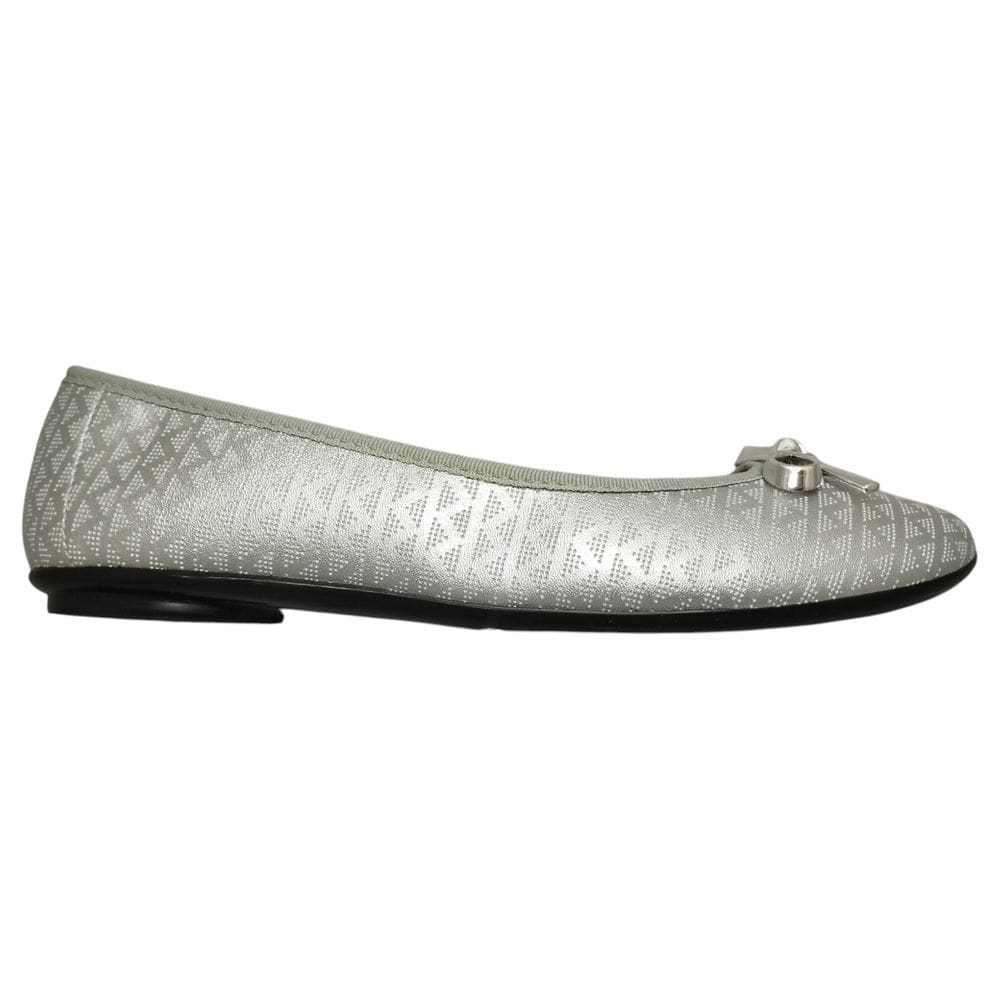 Sapatilha Feminina Moleca Metalizada Laço Bico Redondo 5726.115