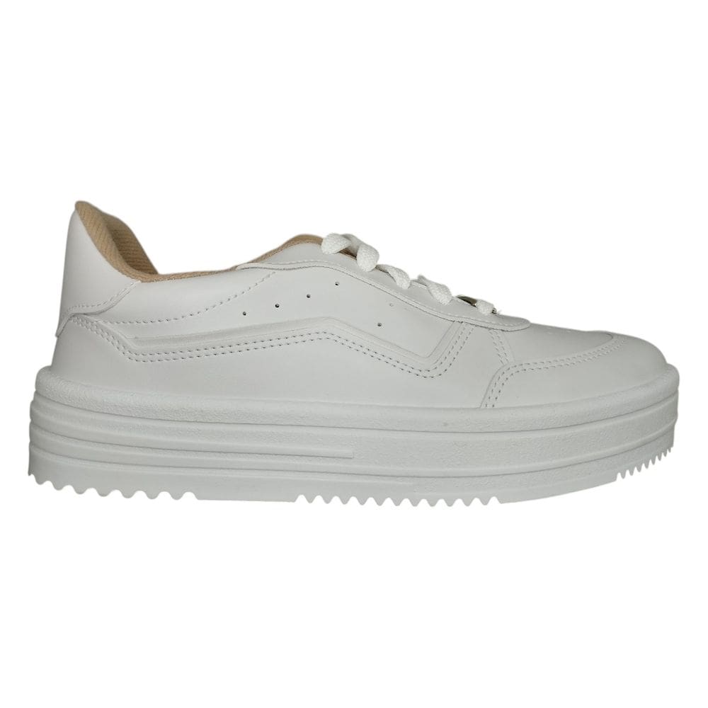 Tênis Feminino Plataforma Moleca Casual Cadarço 5782.316