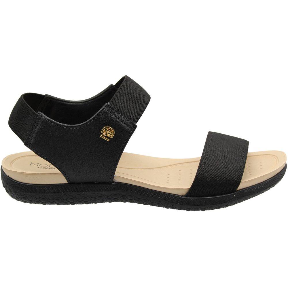 Sandália Rasteira Modare Ultra Conforto Tiras Elásticas Feminina