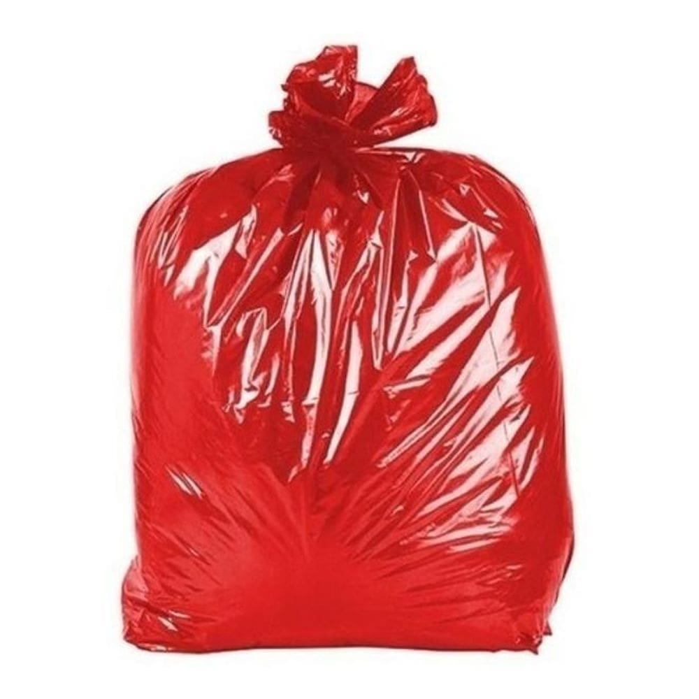 Saco De Lixo 60 Litros Pacote Com 100 Vermelho
