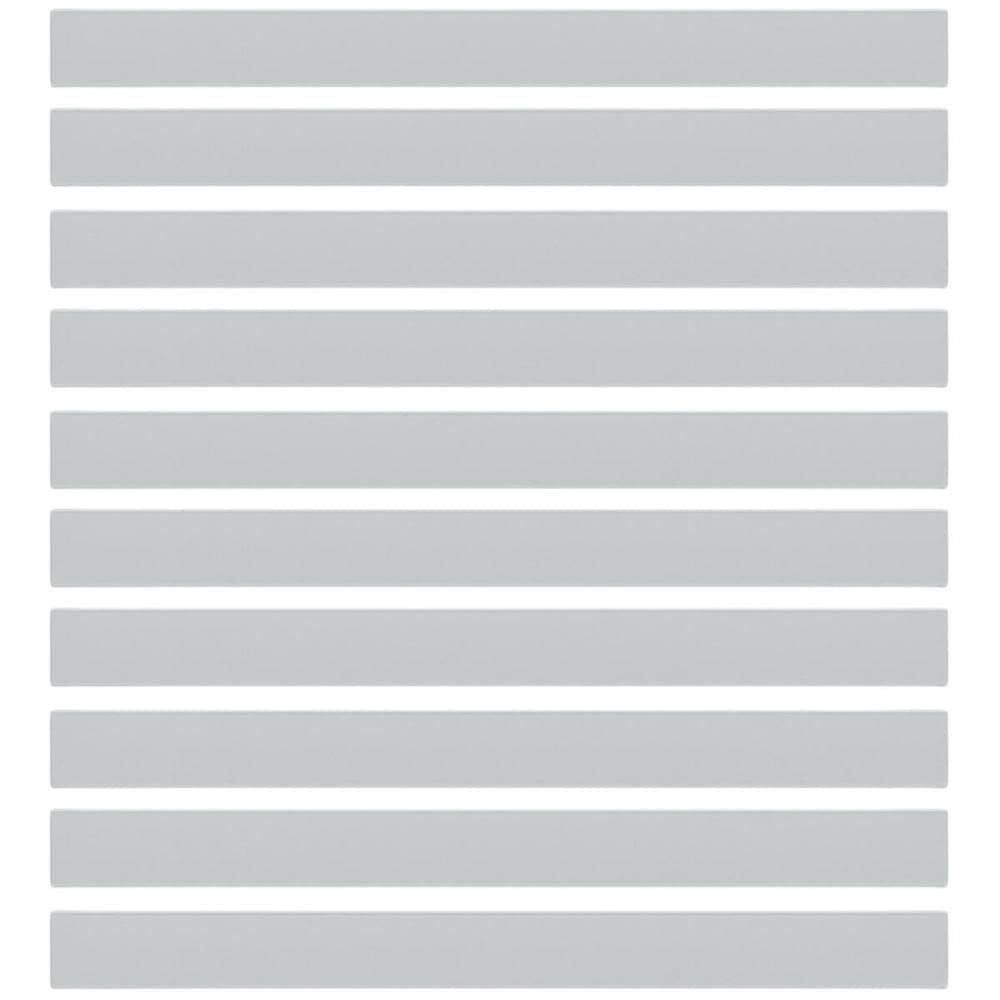 Kit 10 Puxadores Linear Reto Cinza Móveis 20cm Libero Nuovo Torralba Cômoda Guarda Roupa