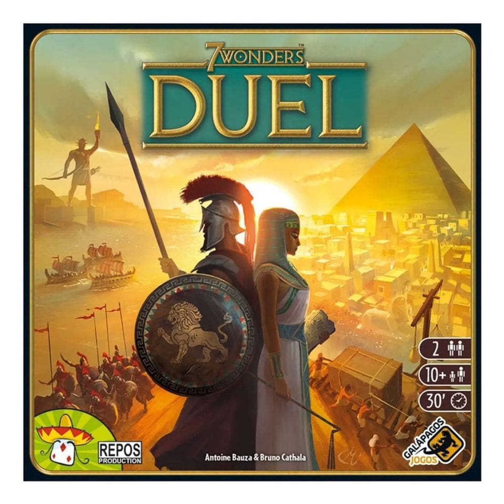 Galapagos 7 Wonders Duel Jogo De Tabuleiro Estrategia Inglês