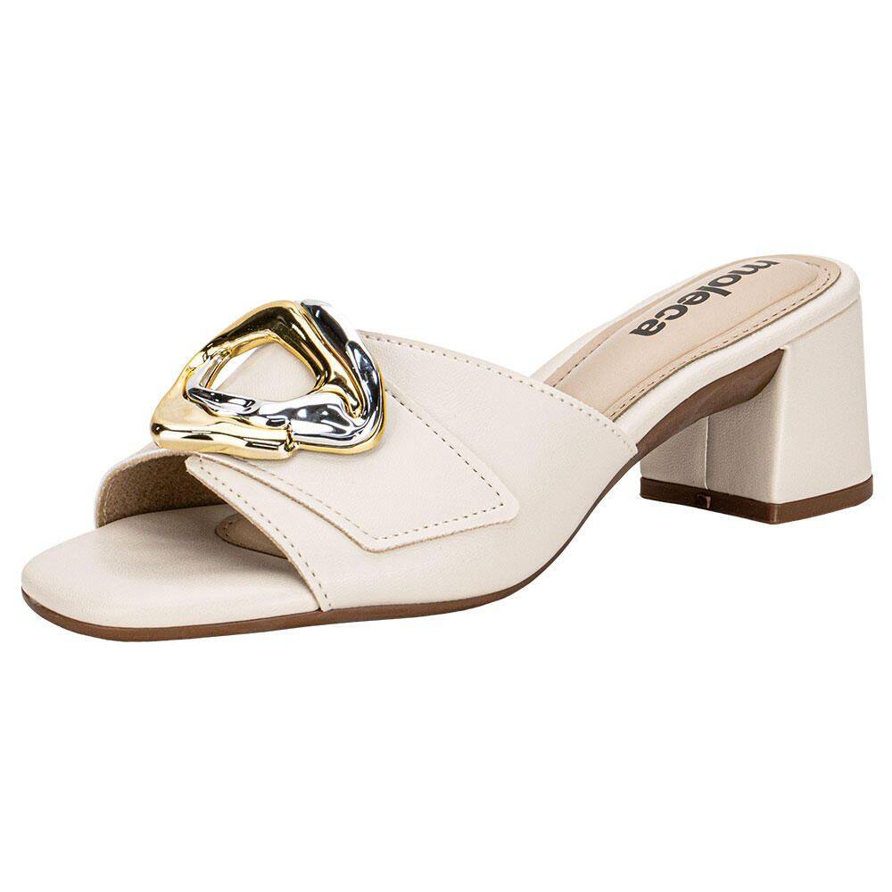 Tamanco Feminino Salto Grosso Moleca 5496117