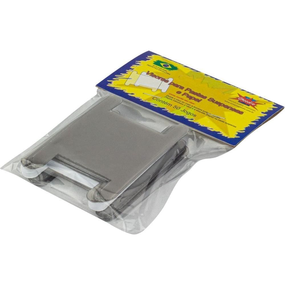 Visor p/Pasta Suspensa Visor Cristal+etiqueta 50jogos Goodie
