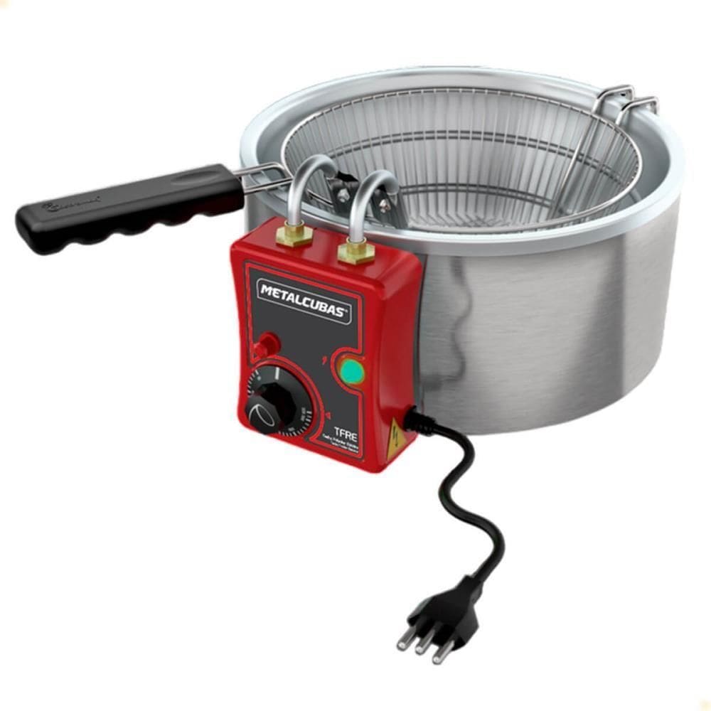 Tacho Fritador Industrial Elétrico TFRE-5 Metalcubas 220V 5 Litros