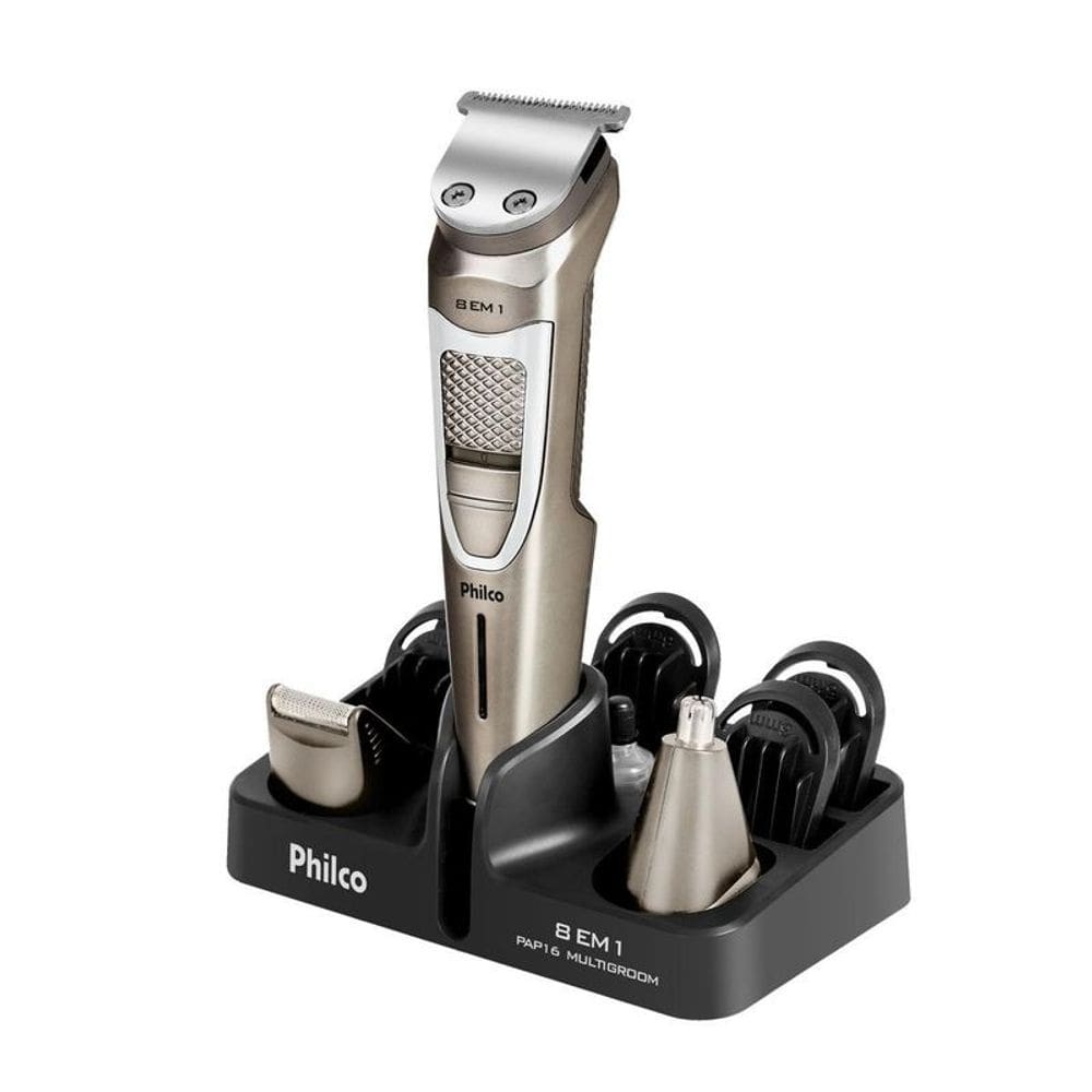 Aparador de Pelos Philco Multigroom 8 em 1 Bivolt