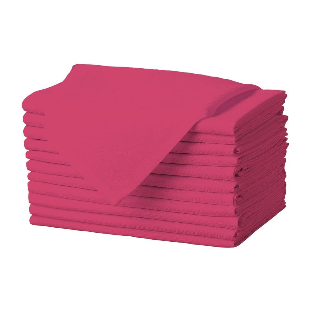 Guardanapos de pano Gee Di Moda Fuchsia 43x43cm - Conjunto de 12