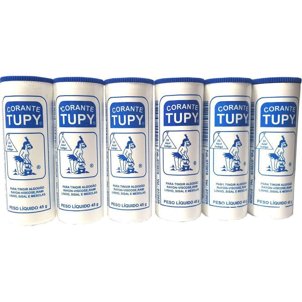 Corante Em Po Azul Indigo Tupy Algodao