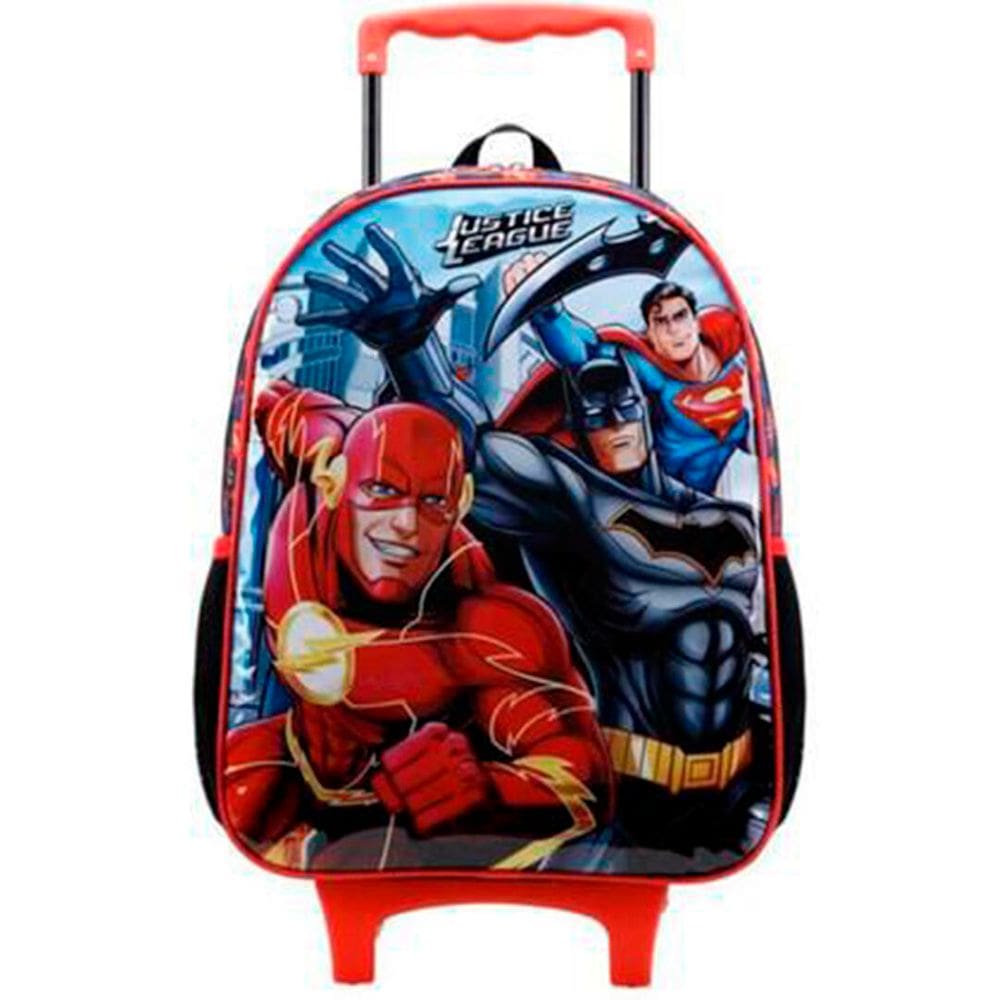 Mochila Infantil Escolar de Costas Liga Da Justiça