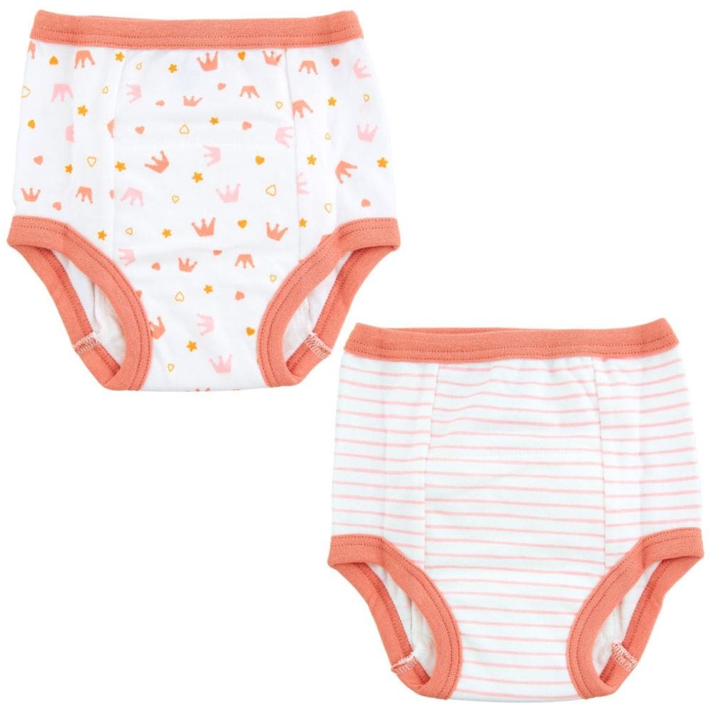 Kit 2 Calcinhas Desfralde Infantil Tamanho P Algodão 2 a 3 Anos Estampa Princesa Buba