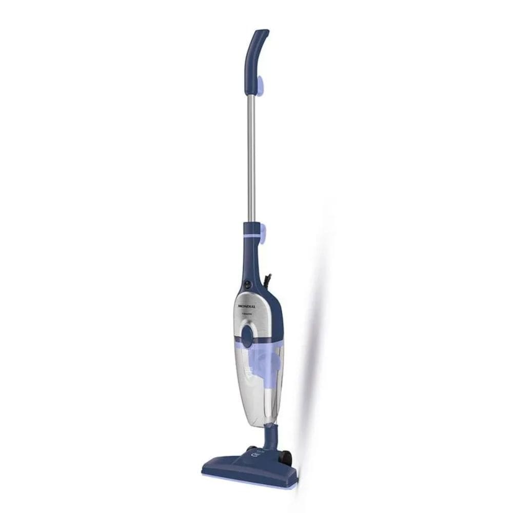 Aspirador de Pó Vertical e Portátil Mondial Turbo Cycle Hepa 1550W Azul/Inox 220V - AP-41-BLI