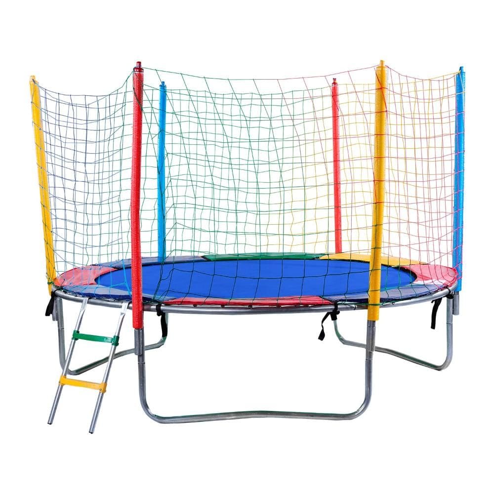 Pula Pula Cama Elástica 2,44m Lona sem Emenda Cores Lisas - PapiBrink.