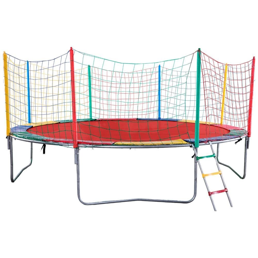 Pula Pula Cama Elástica 4,27m 72 molas Lona Cores Lisas sem Emenda