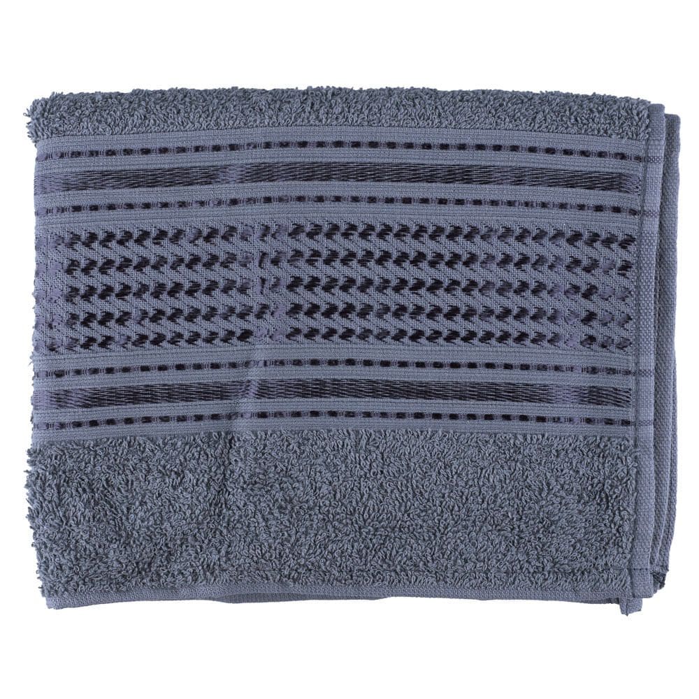 Toalha de Rosto Eletra Camesa Cinza