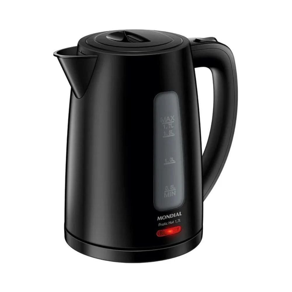 Chaleira Elétrica Mondial Pratic Hot 1,7L CE-17 1850W Preto 220V