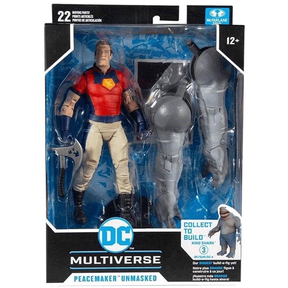 DC McFarlane Suicide Squad Pacificador Unmasked - Fun F0069-4